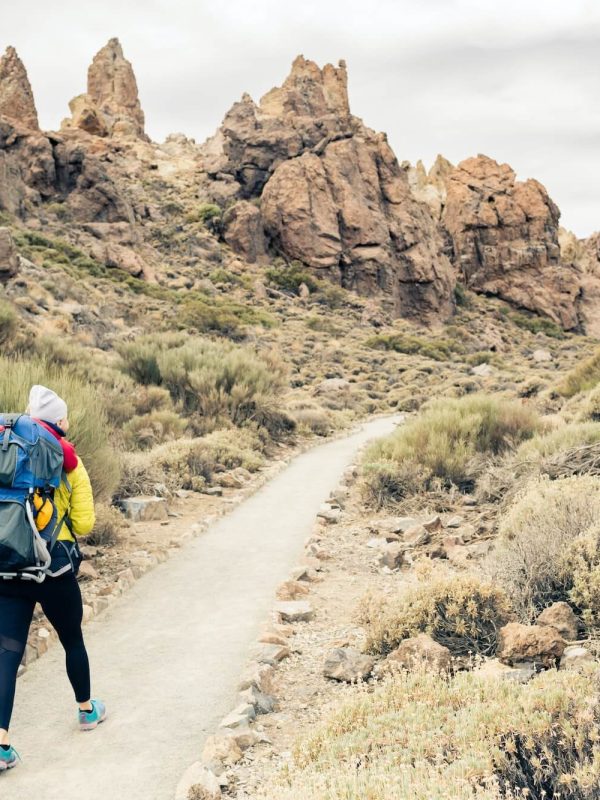 happy mother with little boy travelling in backpack 1.jpg